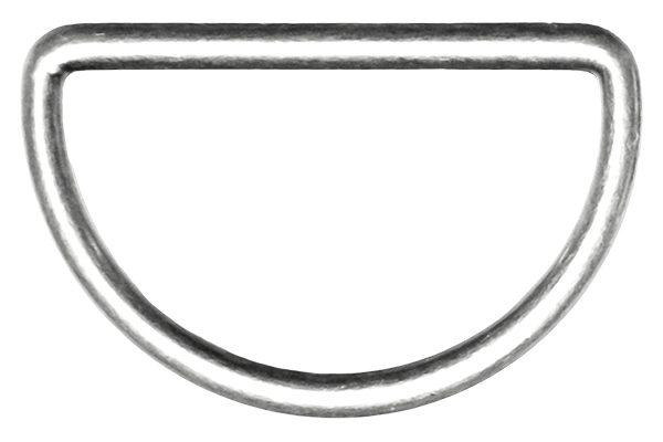 Halbrundringe Veno (196979 Col 180) 40mm silber