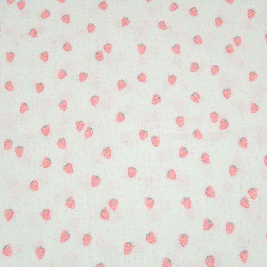 Musselin Strawberries (A1498/1) von Hilco