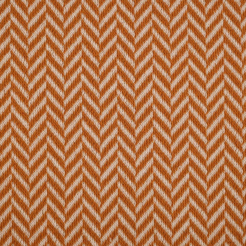 Jacquard Fischgrät cognac von Stoffonkel