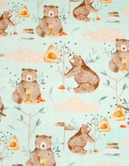 Jersey Honey Bear (A 3101/103) von Hilco Reststück 1,0 x 1,5m