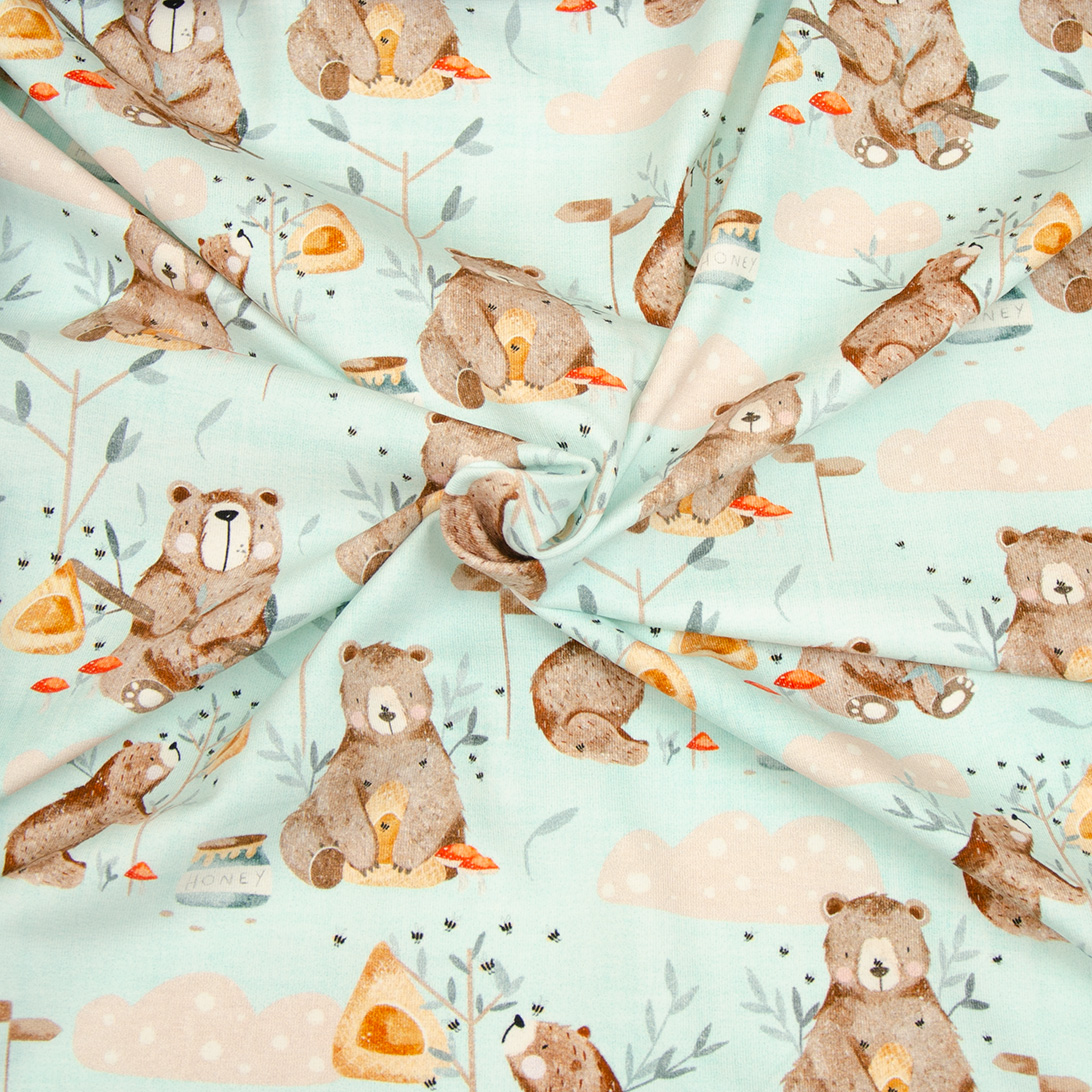 Jersey Honey Bear (A 3101/103) von Hilco Reststück 1,0 x 1,5m