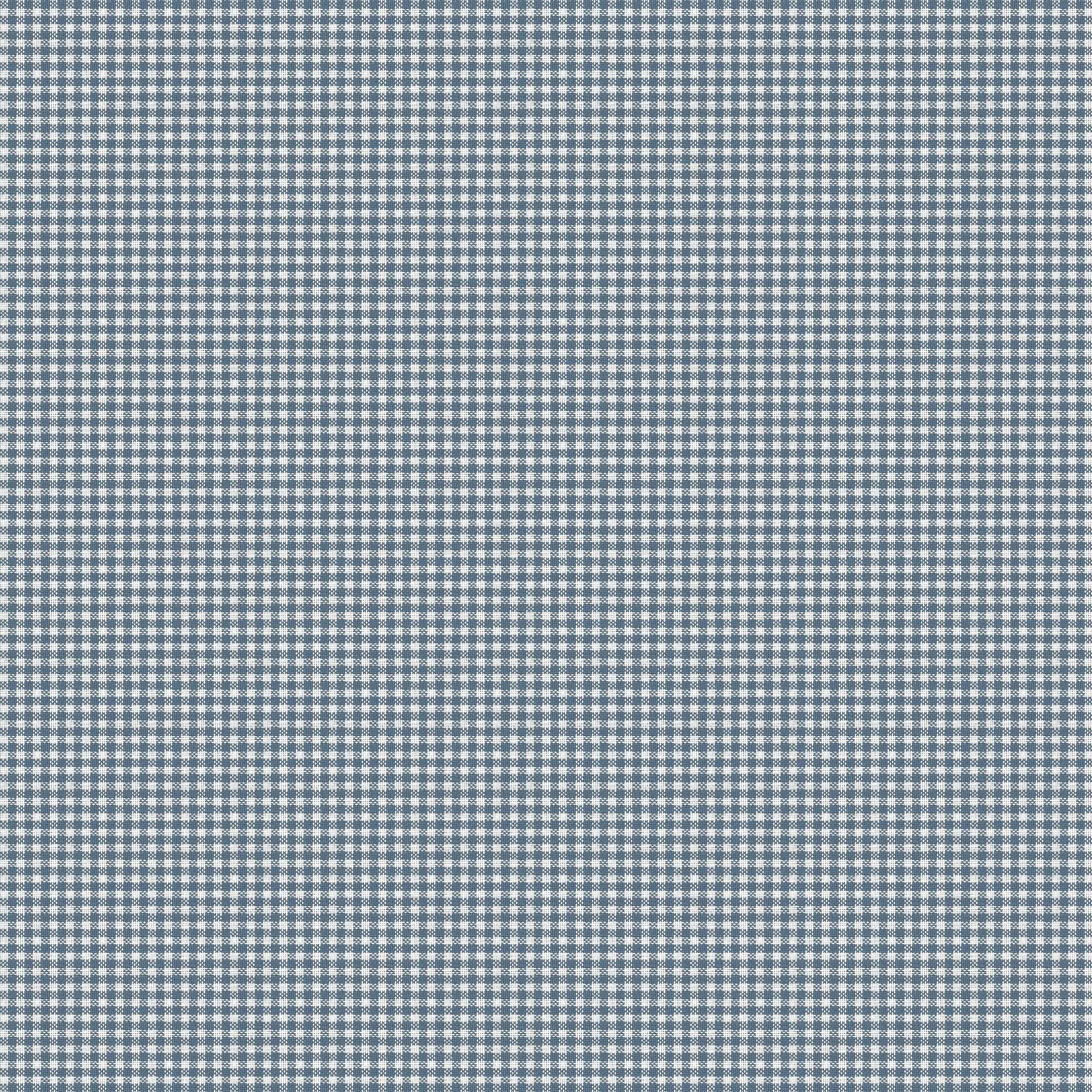 Webstoff W4018400 Kitzbühl Vichy Karo mattblau ecru von Westfalenstoffe