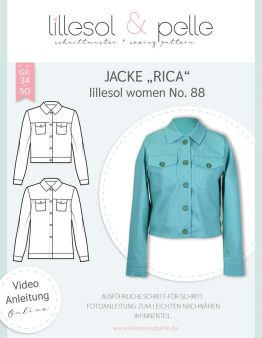 Papierschnittmuster lillesol women No.88 Jacke Rica
