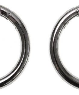 Karabiner Ring Metall (196050) 38mm silber