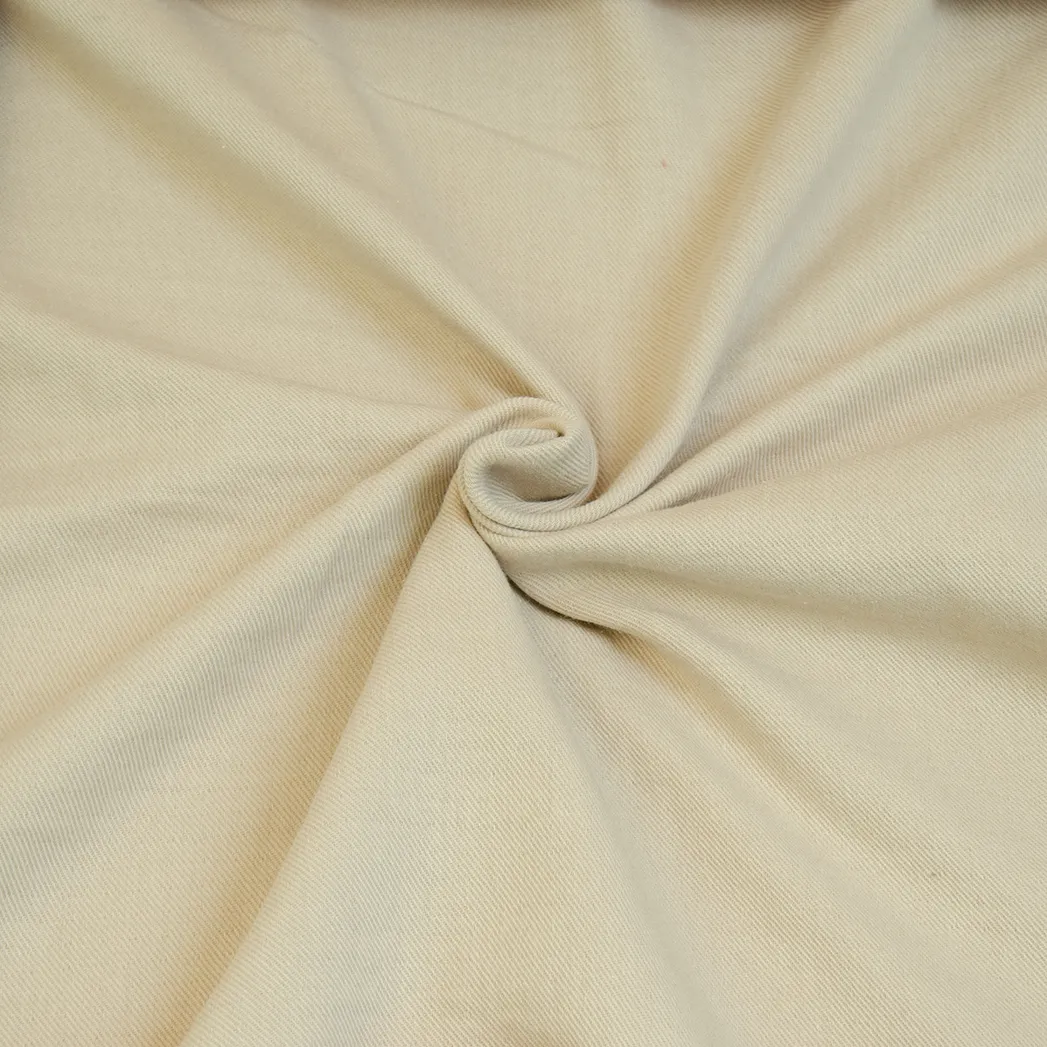 Doubelface Twillstoff (H8913/4) in beige von Hilco
