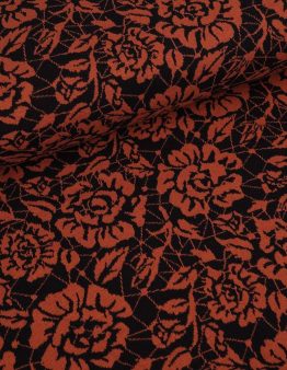 Bio - Jacquard Roses von Stoffonkel