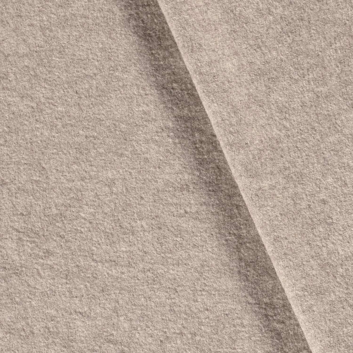 Walkloden beige melange Z1898 Reststück 0,4 x 1,4m