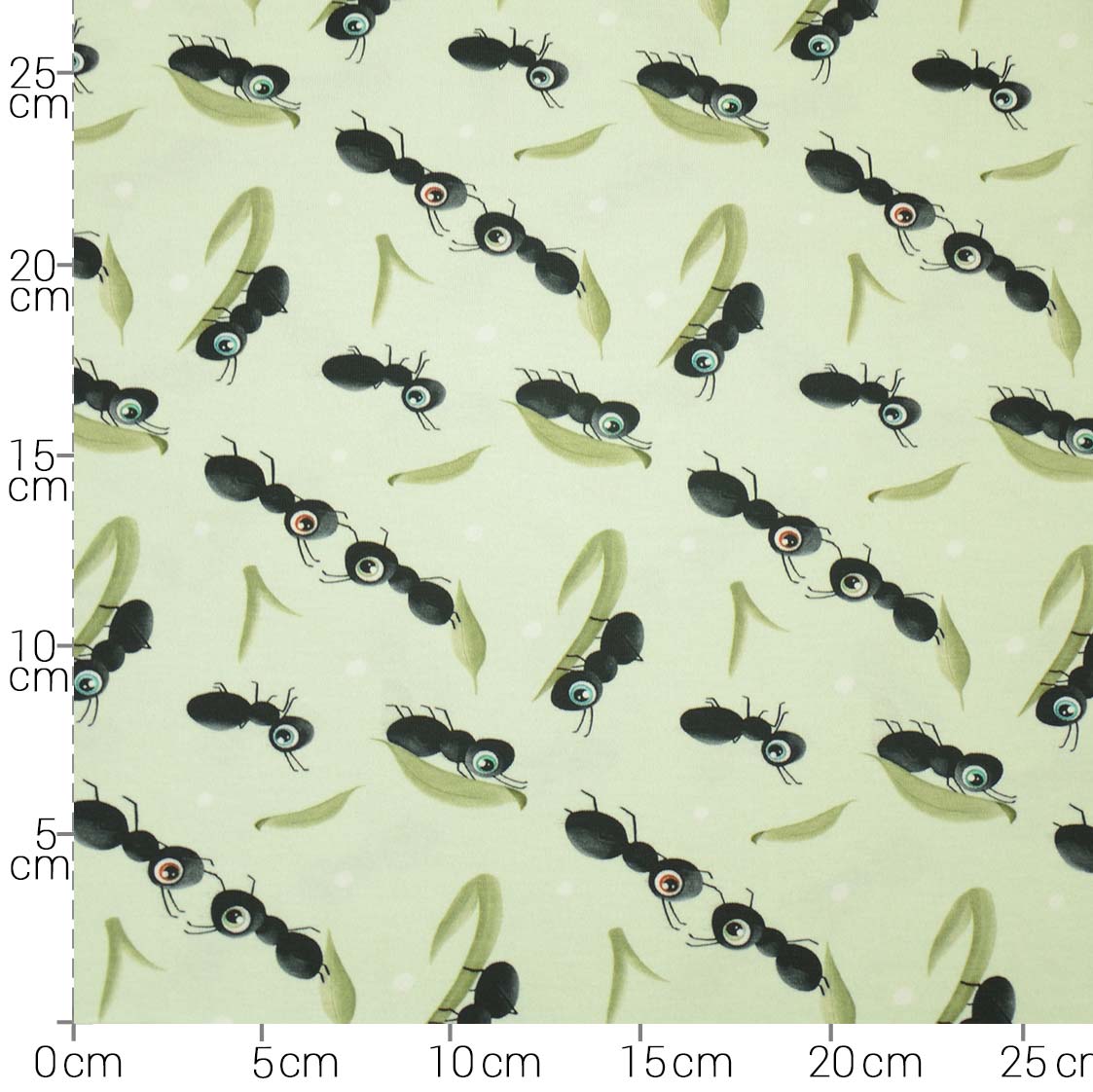 Jersey Flik Ameisen ( A 3160/101) von Hilco Reststück 1,0 x 1,5m