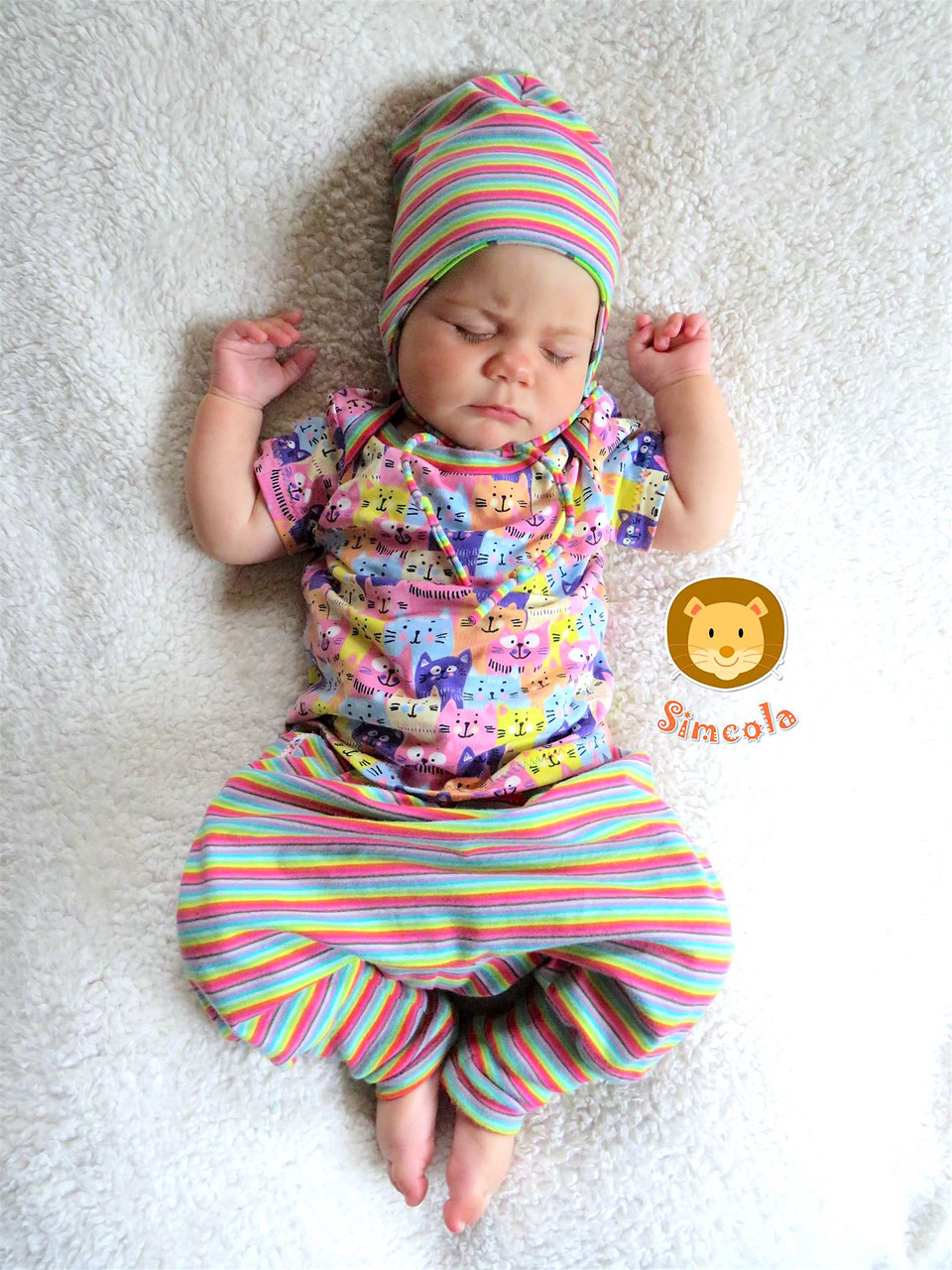Papierschnittmuster Lybstes Babyset 1.0 (Gr.50-80)