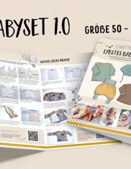 Papierschnittmuster Lybstes Babyset 1.0 (Gr.50-80)