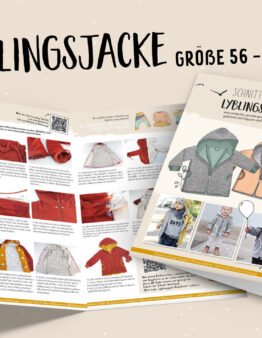 Papierschnittmuster Lybstes Lyblingsjacke (Gr. 56-122)