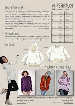 Papierschnittmuster fourChapter Das Drüberding Gr. 34 - 50