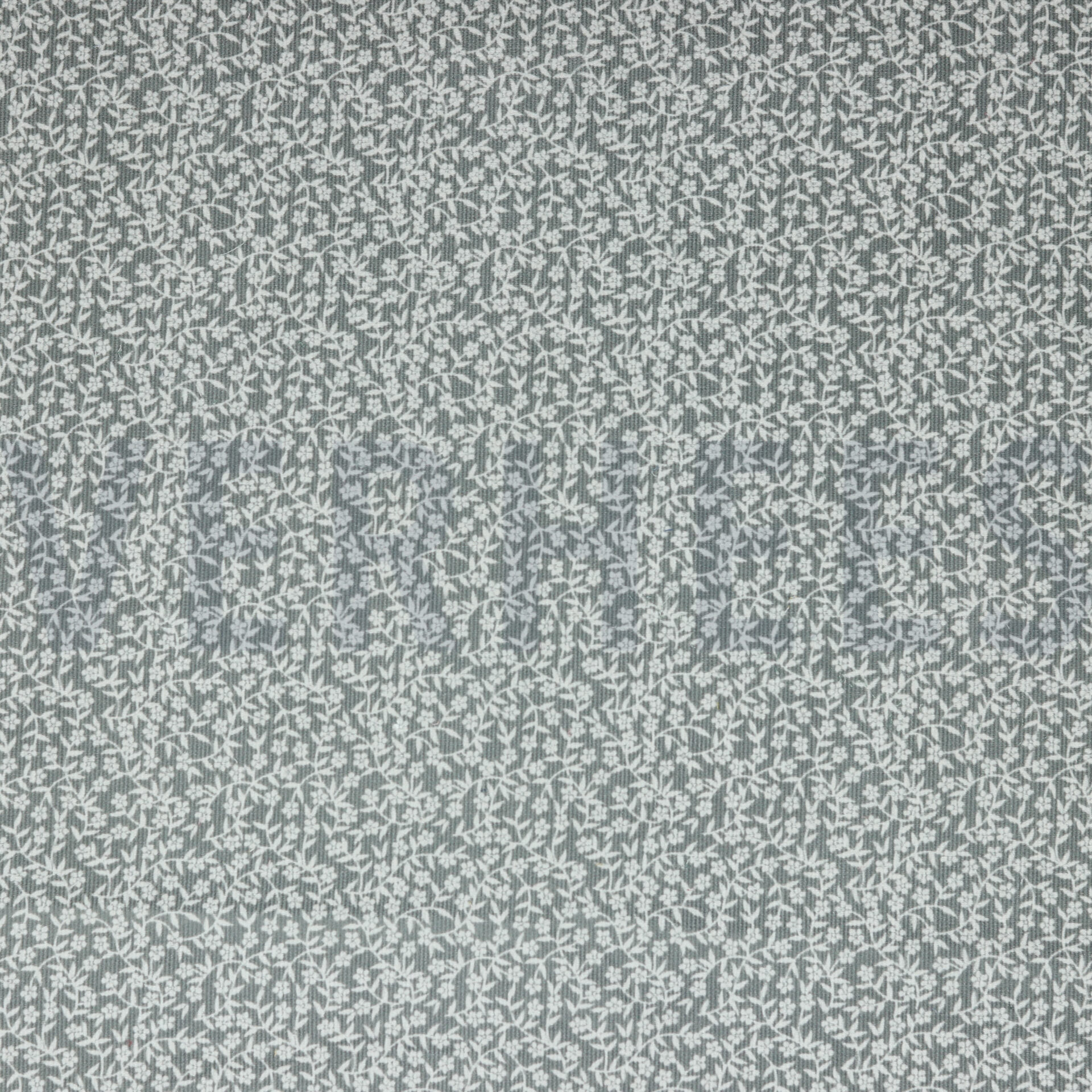 Babycord Little Flowers grau 09803.005