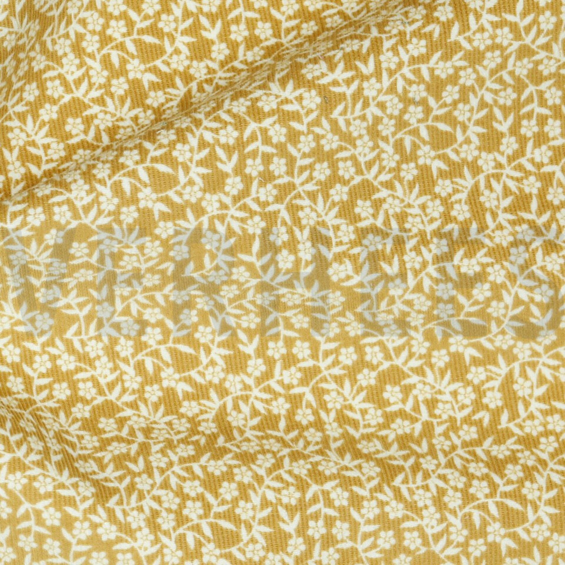 Babycord Little Flowers senf 09803.008