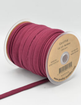 Flachkordel 15mm Bordeaux Col. 515 (XCR13 )