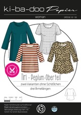 Papierschnittmuster Kibadoo Sweater Zuri Damen Gr. 32-58