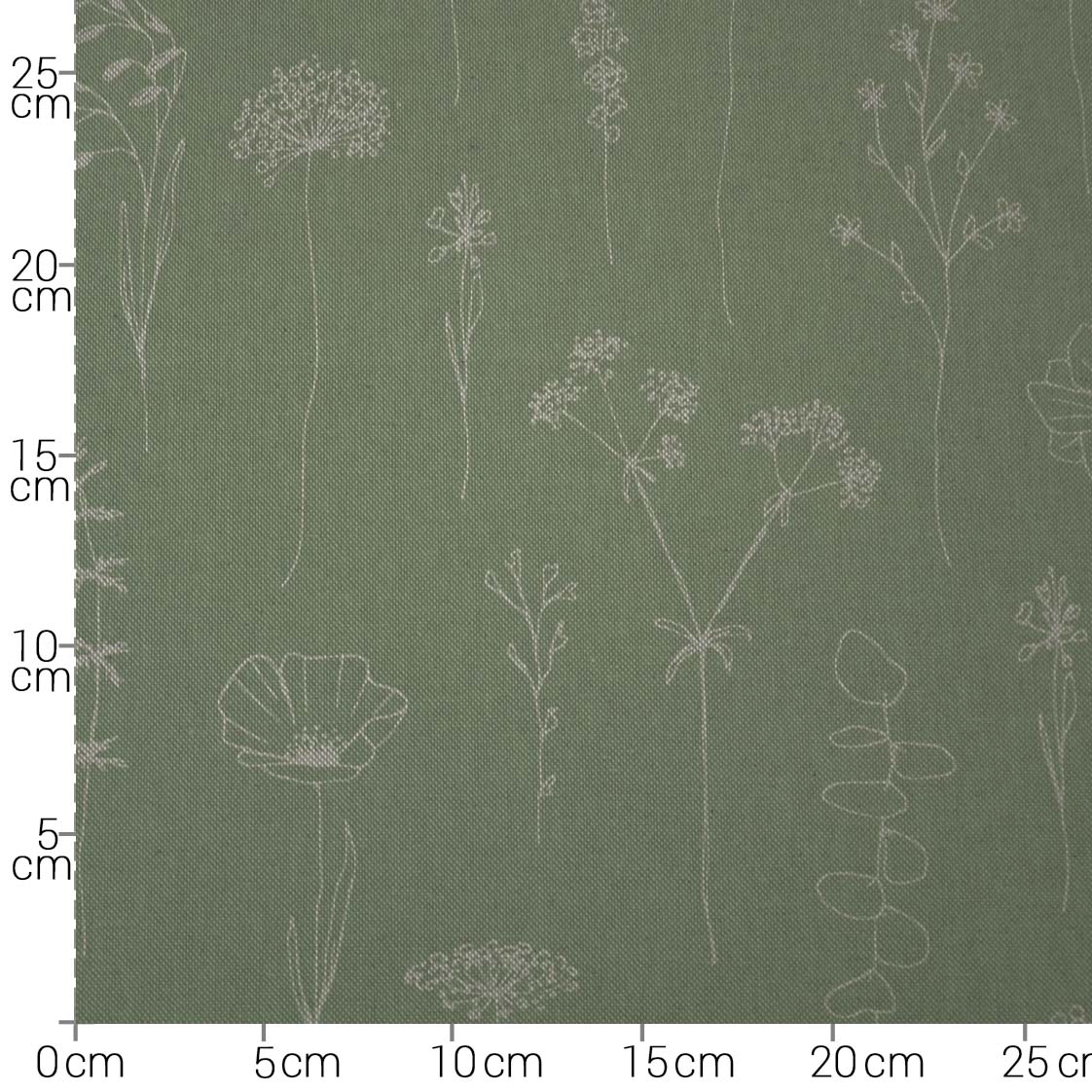 Dekostoff Fragile altrosa (D 2204/118 antik grün) von Hilco