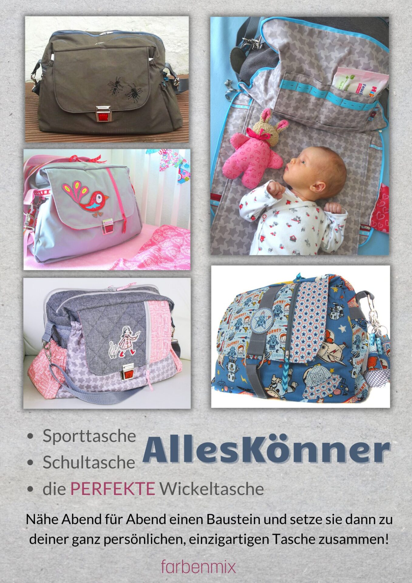 Papierschnittmuster AllesKönner von Farbenmix