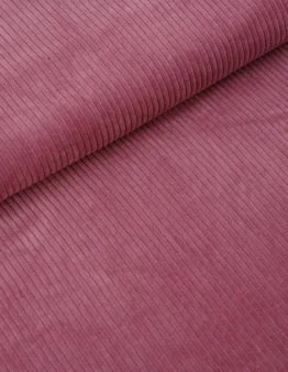 Unistoff Bio-Cordnicky vintage rose von Stoffonkel